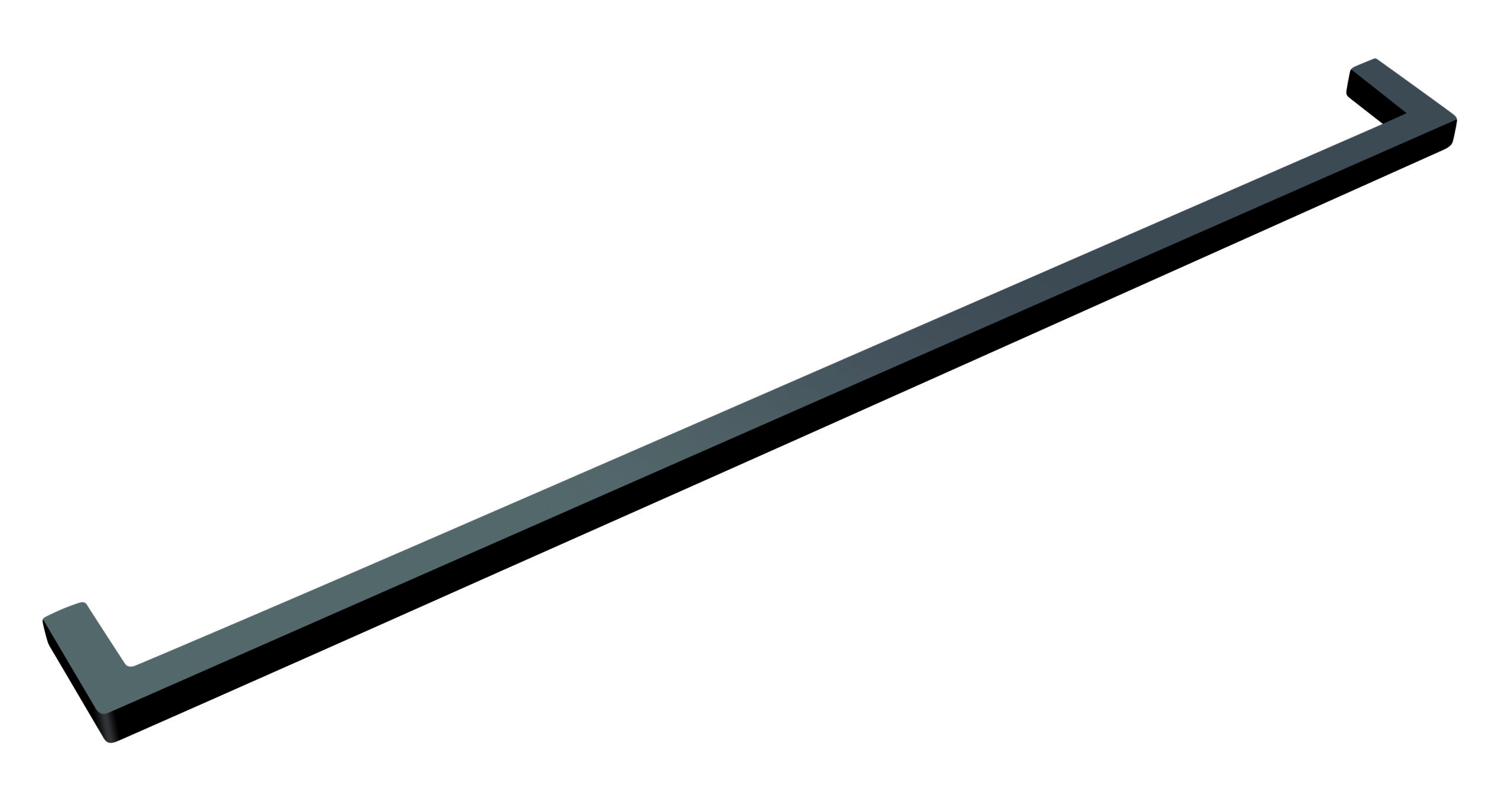 328 Square D Handle (Matt Black)